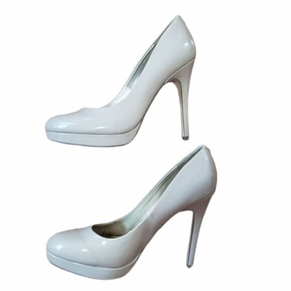 G by GUESS Womens Heels Nude Round Closed Toe Career Party Office Size 10 - Picture 7 of 8